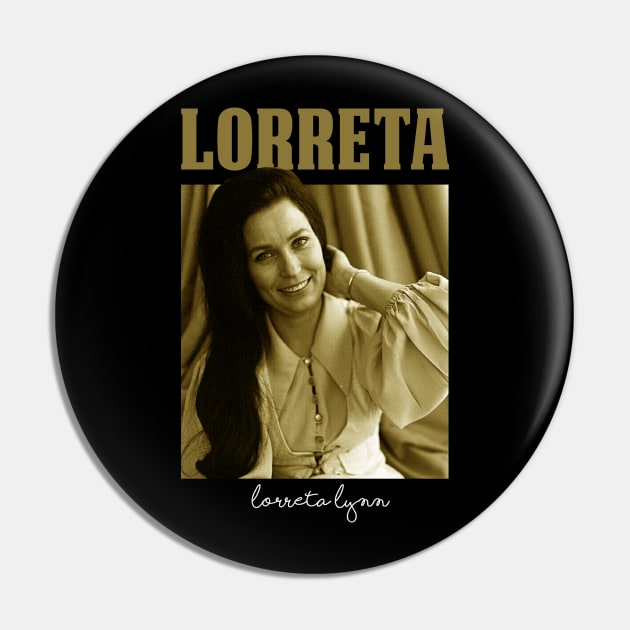 loretta lynn vintage Pin by xalauras studio