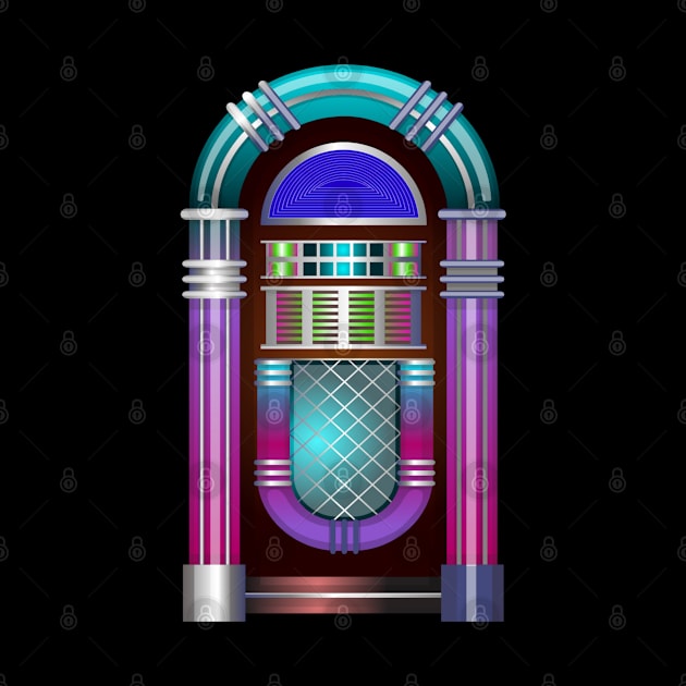 Jukebox Music Retro Vintage by Onlineshop.Ralf