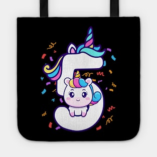 Cute Birthday Unicorn Tote