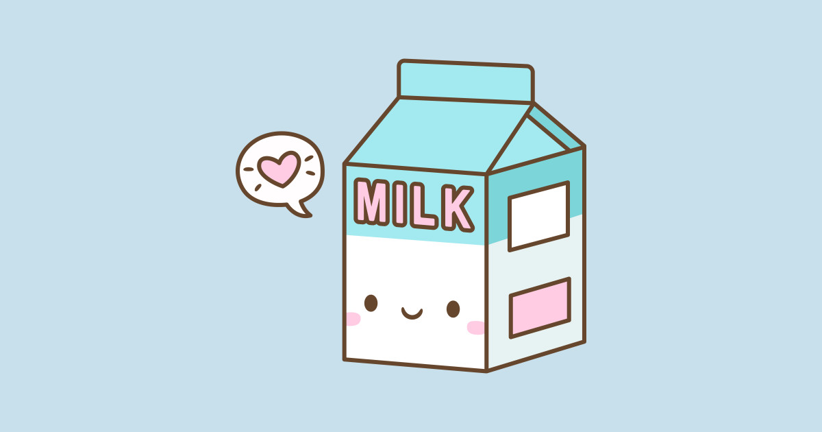 Cute Dairy Milk Carton Cute Milk Long Sleeve T Shirt TeePublic