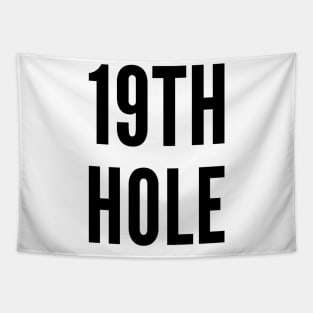 19TH Hole Golf T-Shirts Tapestry