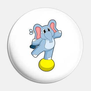 Elephant Circus Pin