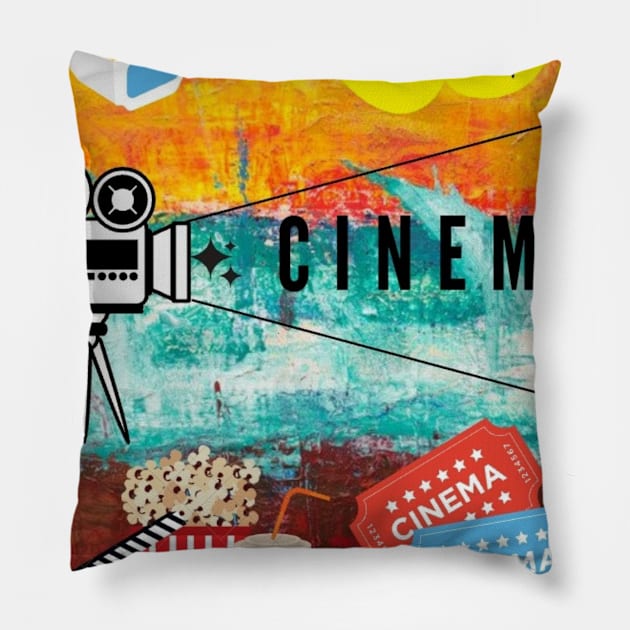 cinema Pillow by ABQALOAL
