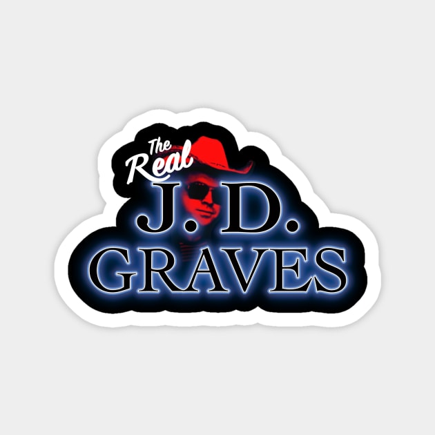 The Real J.D. Graves Logo Magnet by Econoclash