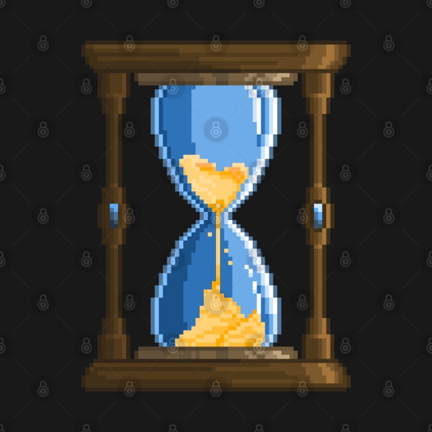 Pixel Art Hourglass by PixelCarvel