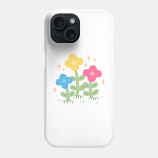 Pansexual Pride Flowers Phone Case