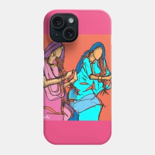 Punjabi girls Giddah dancers Phone Case