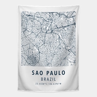 sao paulo simple map Tapestry