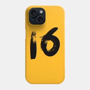 Number 16 Phone Case