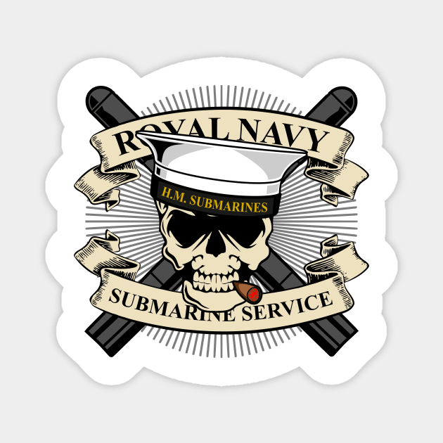 Royal Navy Submarine Service Magnet by Firemission45