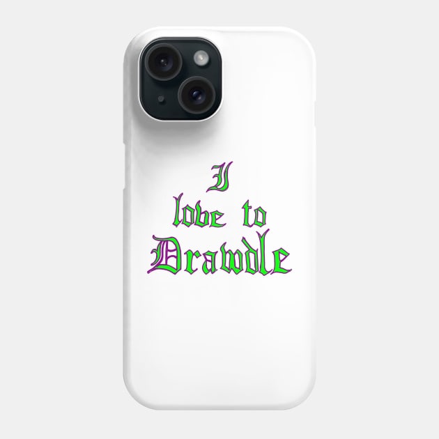 draw and doodle Phone Case by Oluwa290