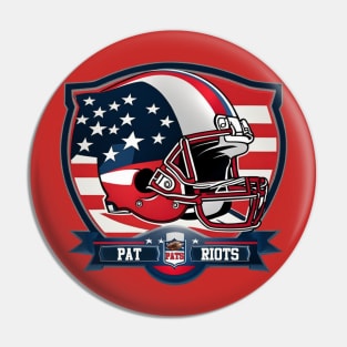 Patriots Football Team Pin
