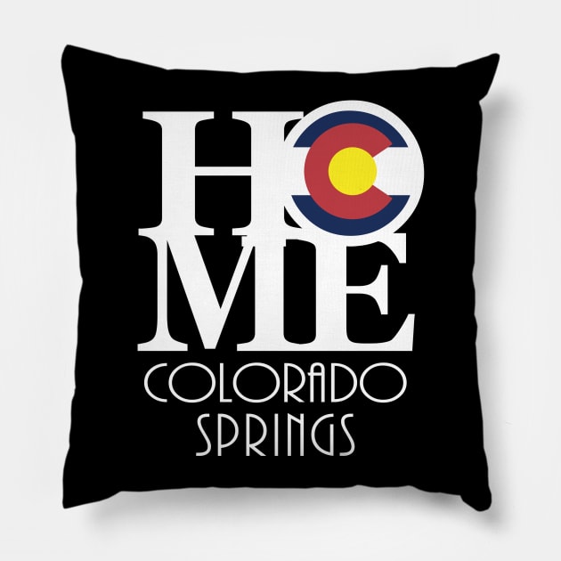 HOME Colorado Springs Pillow by HomeBornLoveColorado