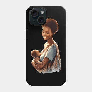 Afrocentric Mother And Baby Phone Case