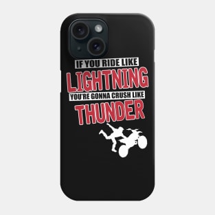 Ride like lightning Phone Case