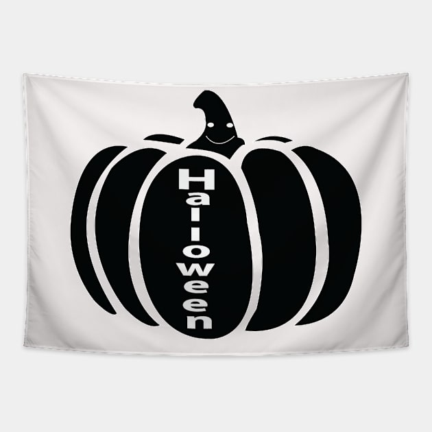 Halloween pumpkin Tapestry by IN VOGUE By-Siya