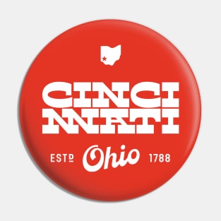 Cincinnati Vintage Inspired Pin