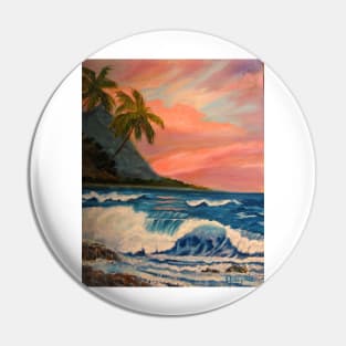 Sunset Pin