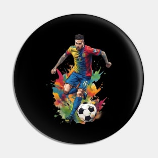 Soccer Footballer Pin