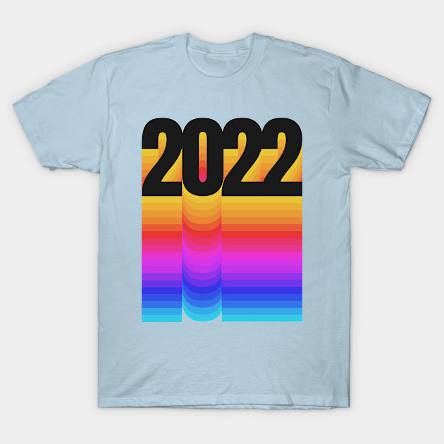 Discover 2022 Year - Vintage Gradient - 2022 New Year - T-Shirt