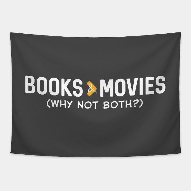 Books & Movies Tapestry by Teeworthy Designs