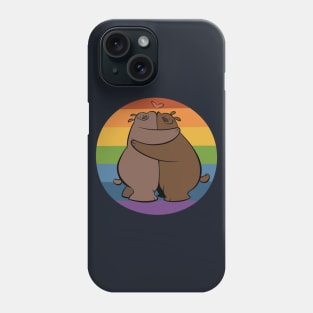 Rainbow Bear Hug Phone Case
