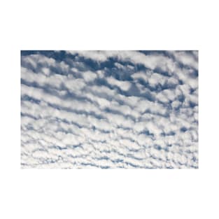 Cirrocumulus clouds against blue sky cloudscape T-Shirt