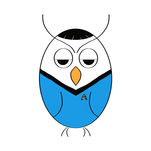 Spock owl by MINNESOTAgirl