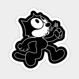 Felix the Cat - Clean - Transparent Magnet