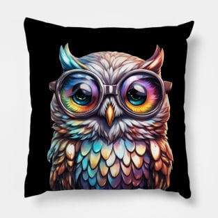 Magical Holographic Owls: Goggles Pillow