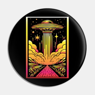 Flying Saucer Pin