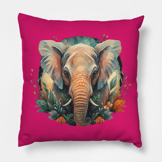 elephant gift ideas,elephant tees elephant hoodies elephant stickers Pillow by WeLoveAnimals