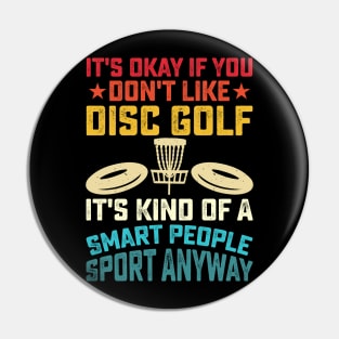 Disc golf Funny T-shirt Pin