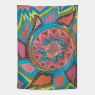 Bright Marker Doodle Tapestry