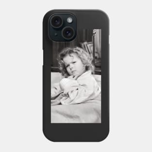 Shirley Temple Deep in Thought Phone Case