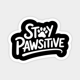 Positive Vibes Only Cat Magnet