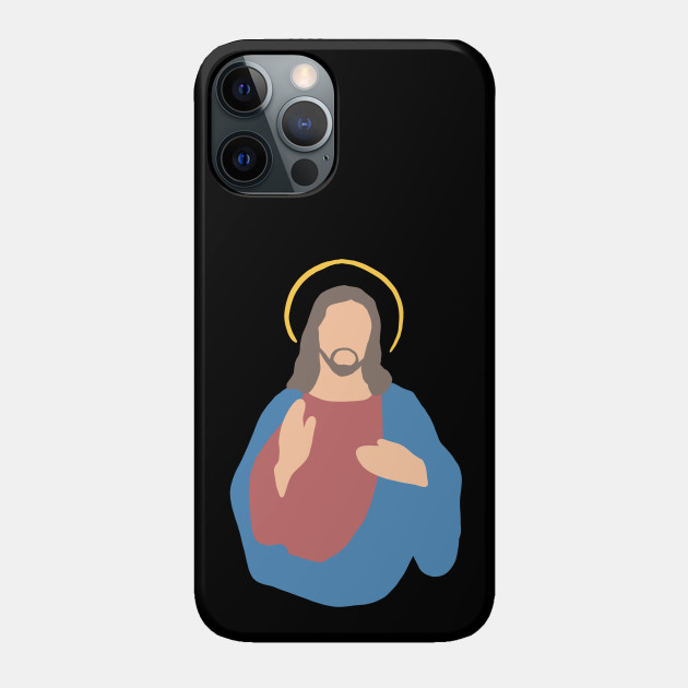 Minimal Jesus - Jesus Saves - Phone Case