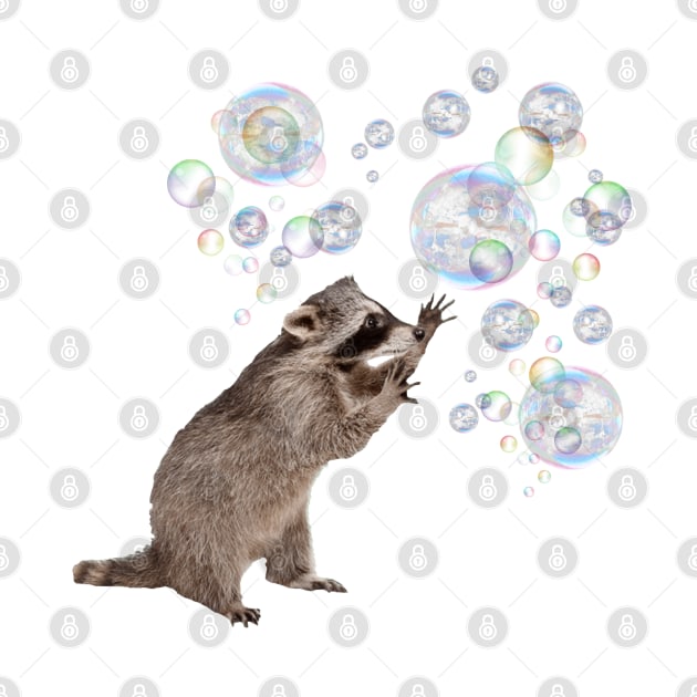 Bubbles the Raccoon 2 by funhousejen