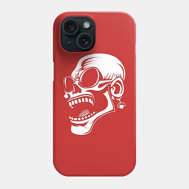 skull bone vintage Phone Case by Aldrvnd