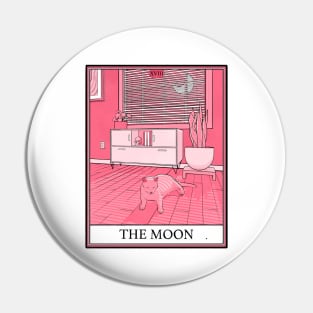 Moon Cat Tarot Pin