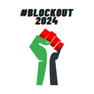 #blockout2024 blockout free palestine all eyes on rafa T-Shirt