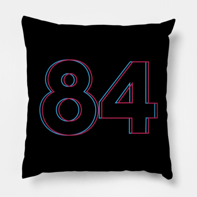 84 Pillow by lorocoart