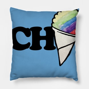 Chill retro 80s snow cone Pillow