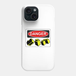 Danger Bricks Sign Phone Case