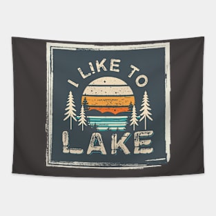 I Like To Lake Tapestry