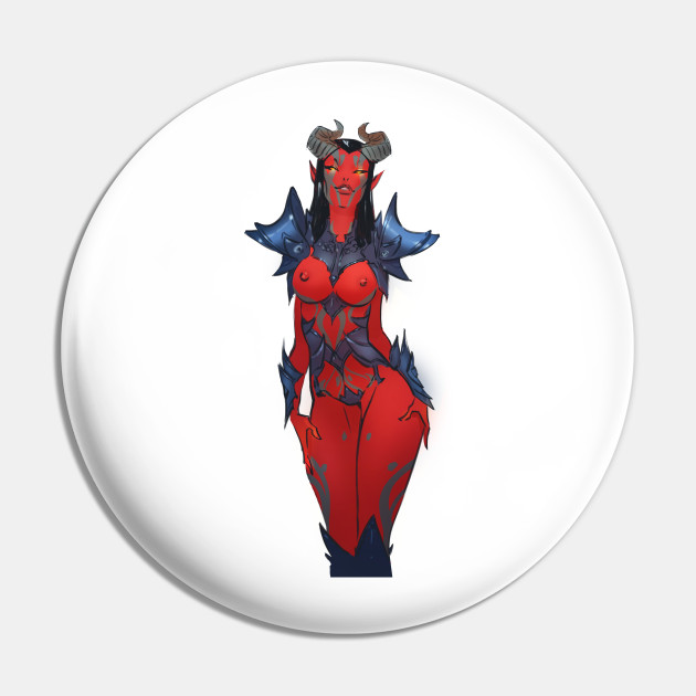 Demoness Demon Pin Teepublic