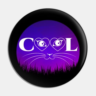 Cool Cat Eyes Pin