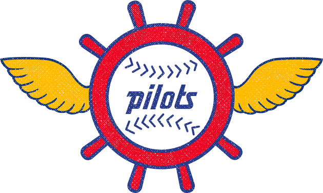 Defunct Seattle Pilots Baseball Kids T-Shirt by LocalZonly