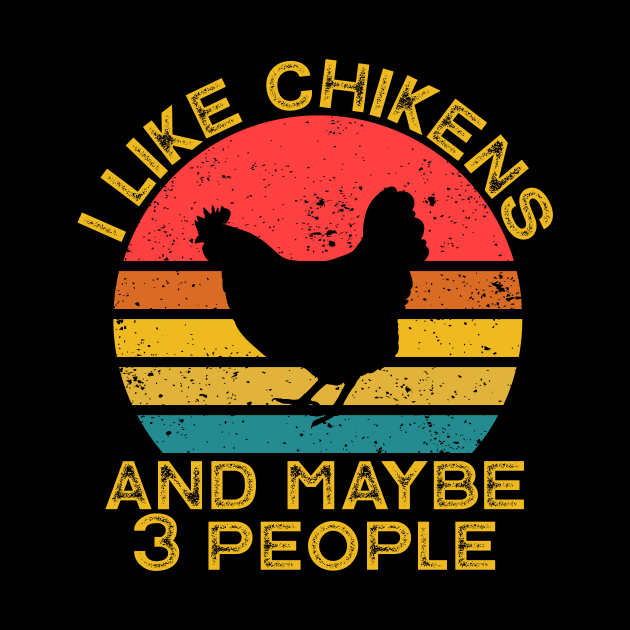 I like chickens and maybe 3 people by Wakzs3Arts