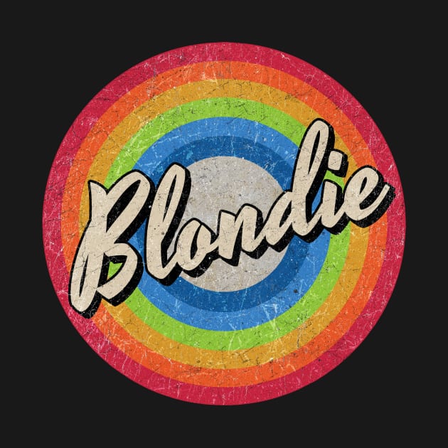 Vintage Style circle - blondie by henryshifter